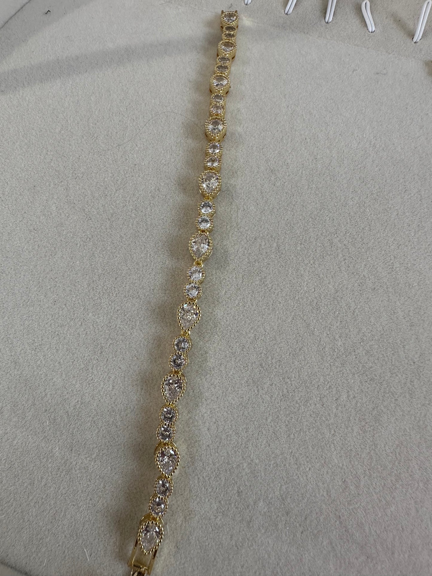 Gold and silver bracelets