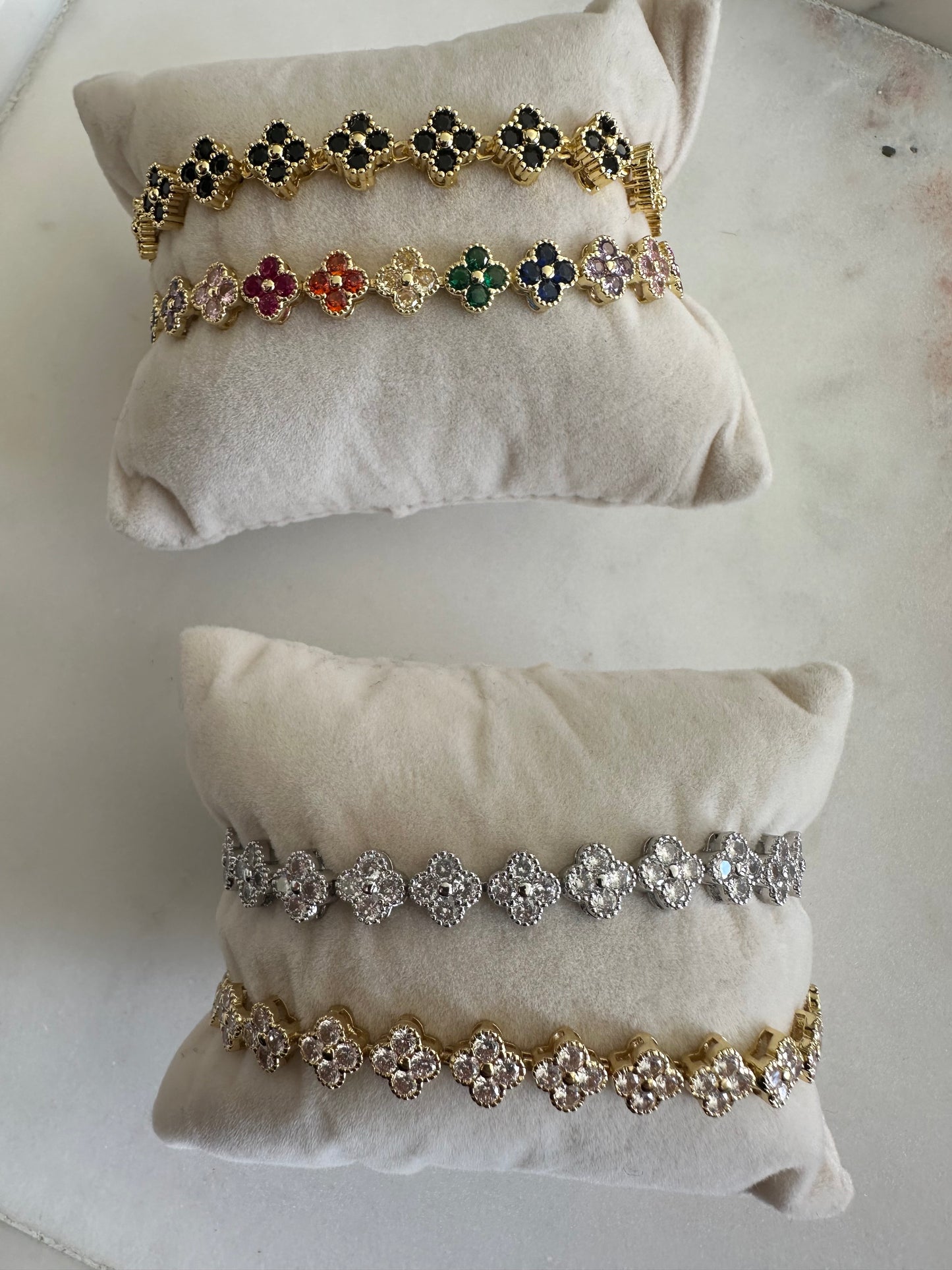 Multi flower bracelet