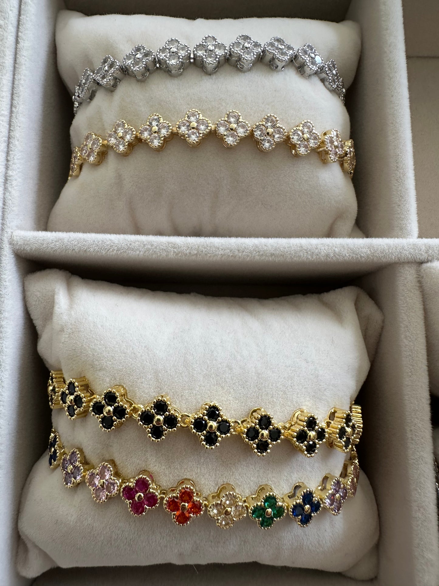 Multi flower bracelet