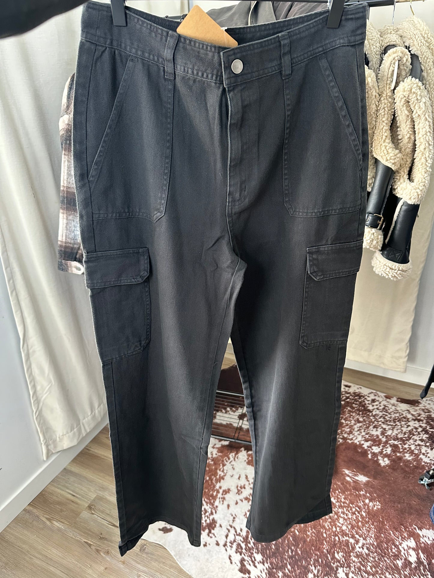 Cargo black pants