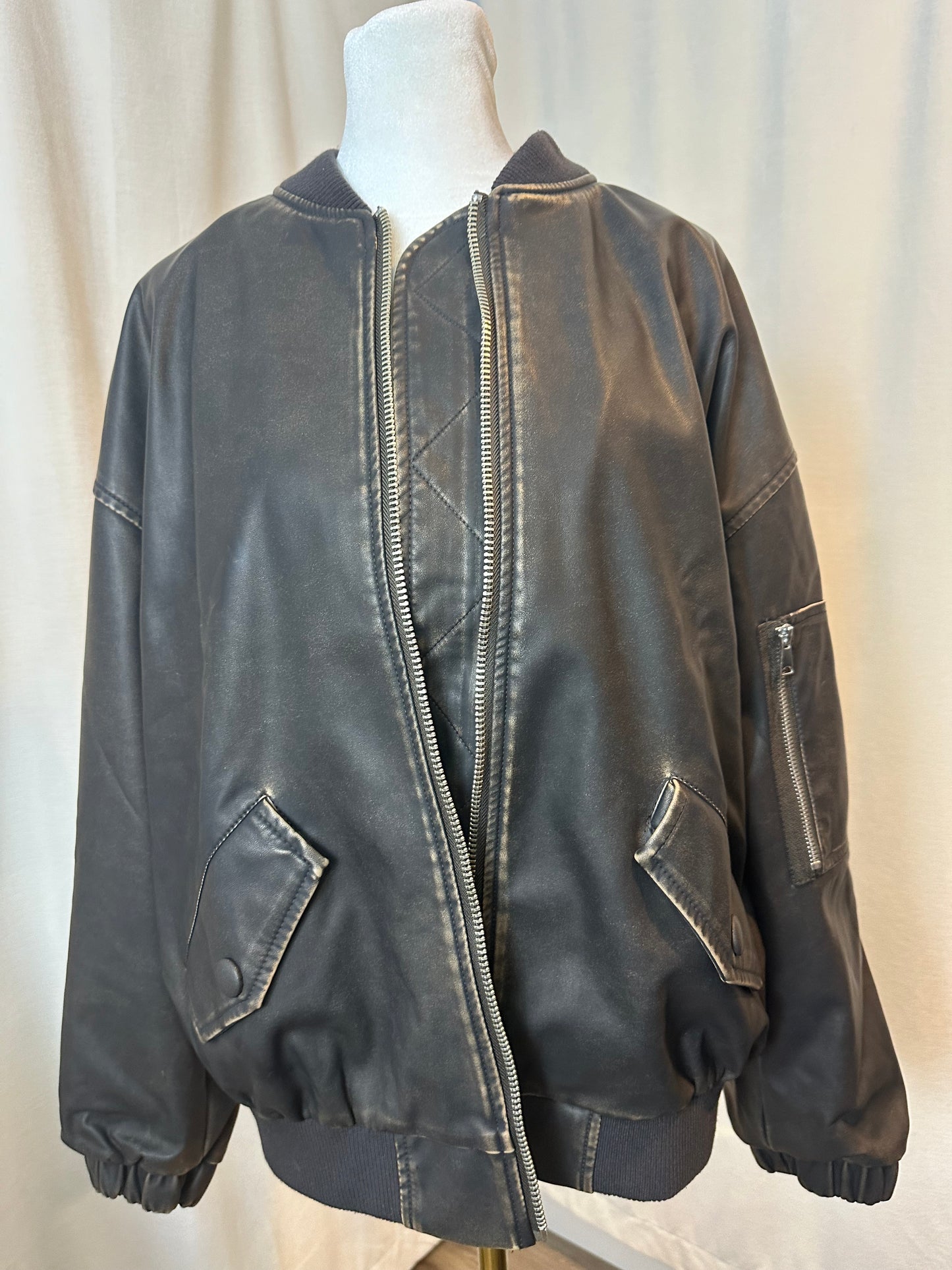 Oversized Bomber Jacket