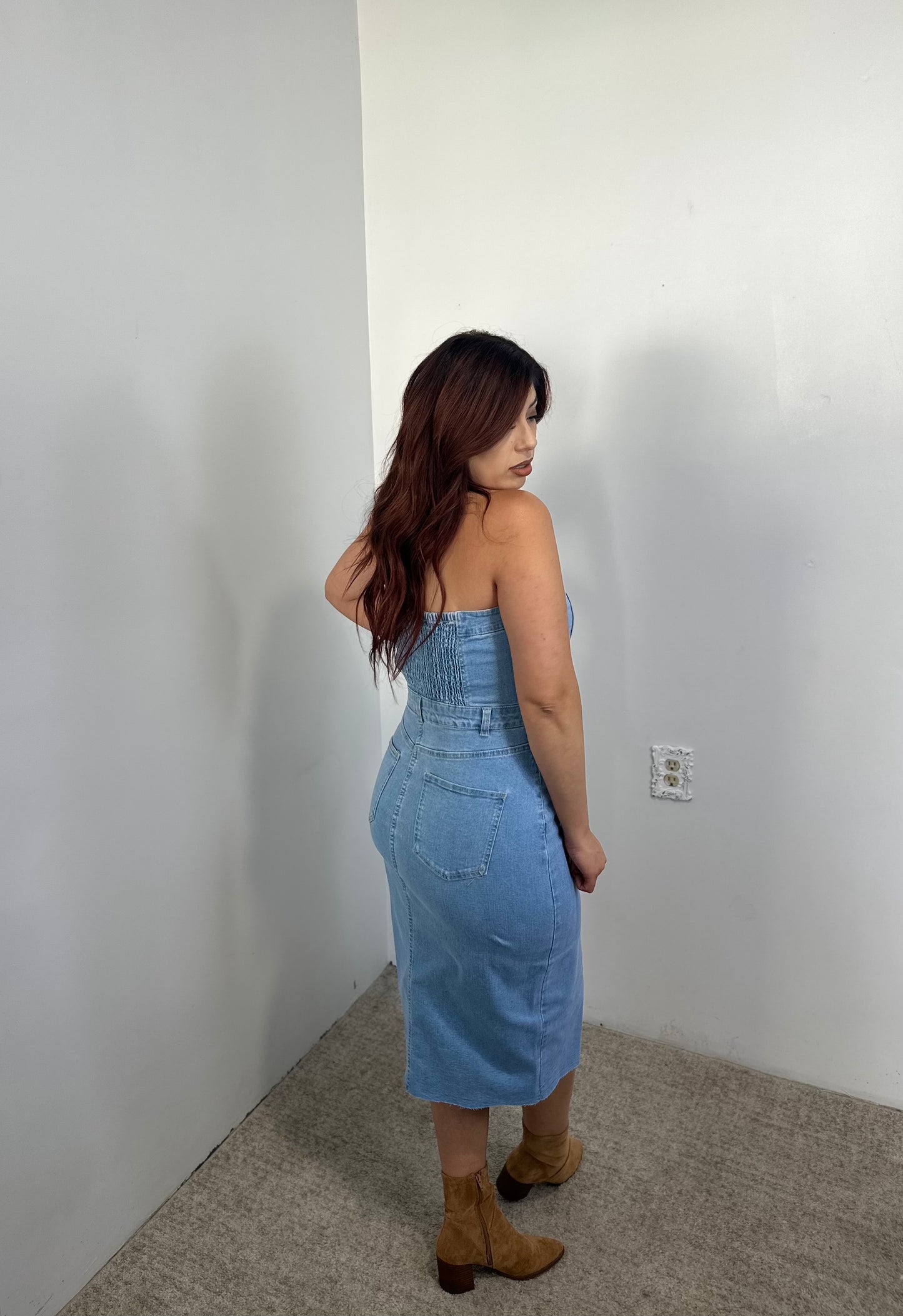 Denim dress