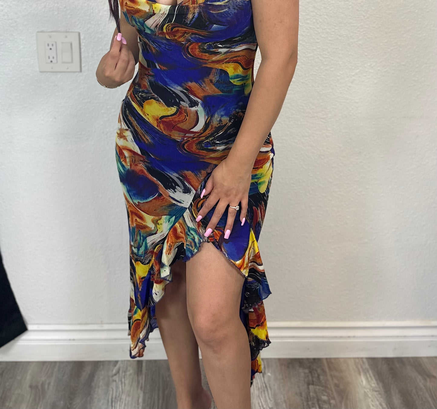 Blue multi color