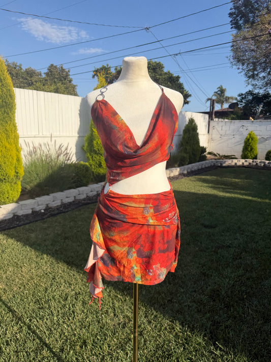 Red Carolina dress