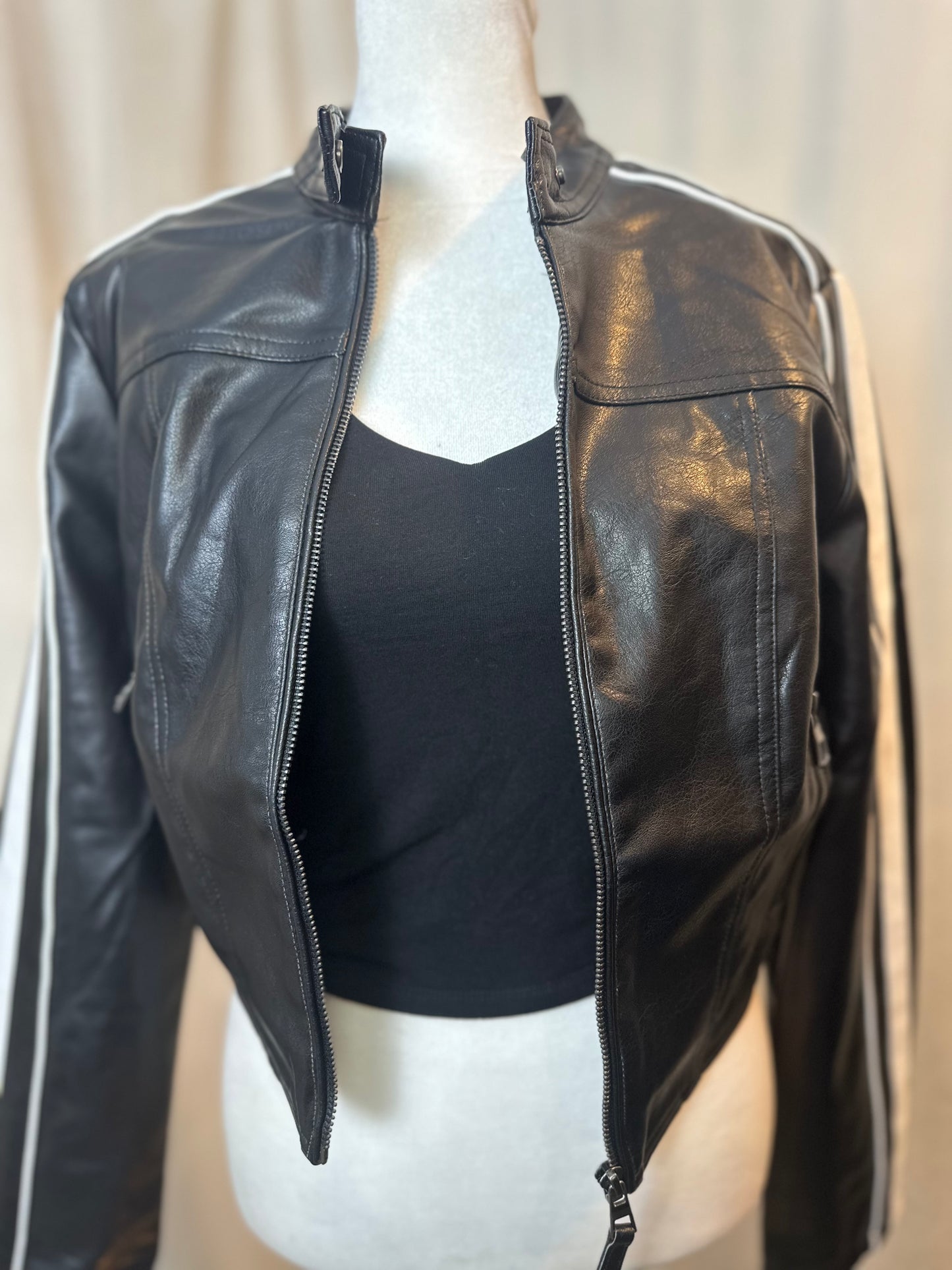 Stripe Crop jackets