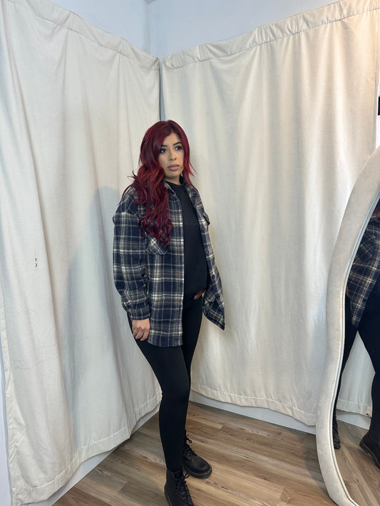 Flannel blue