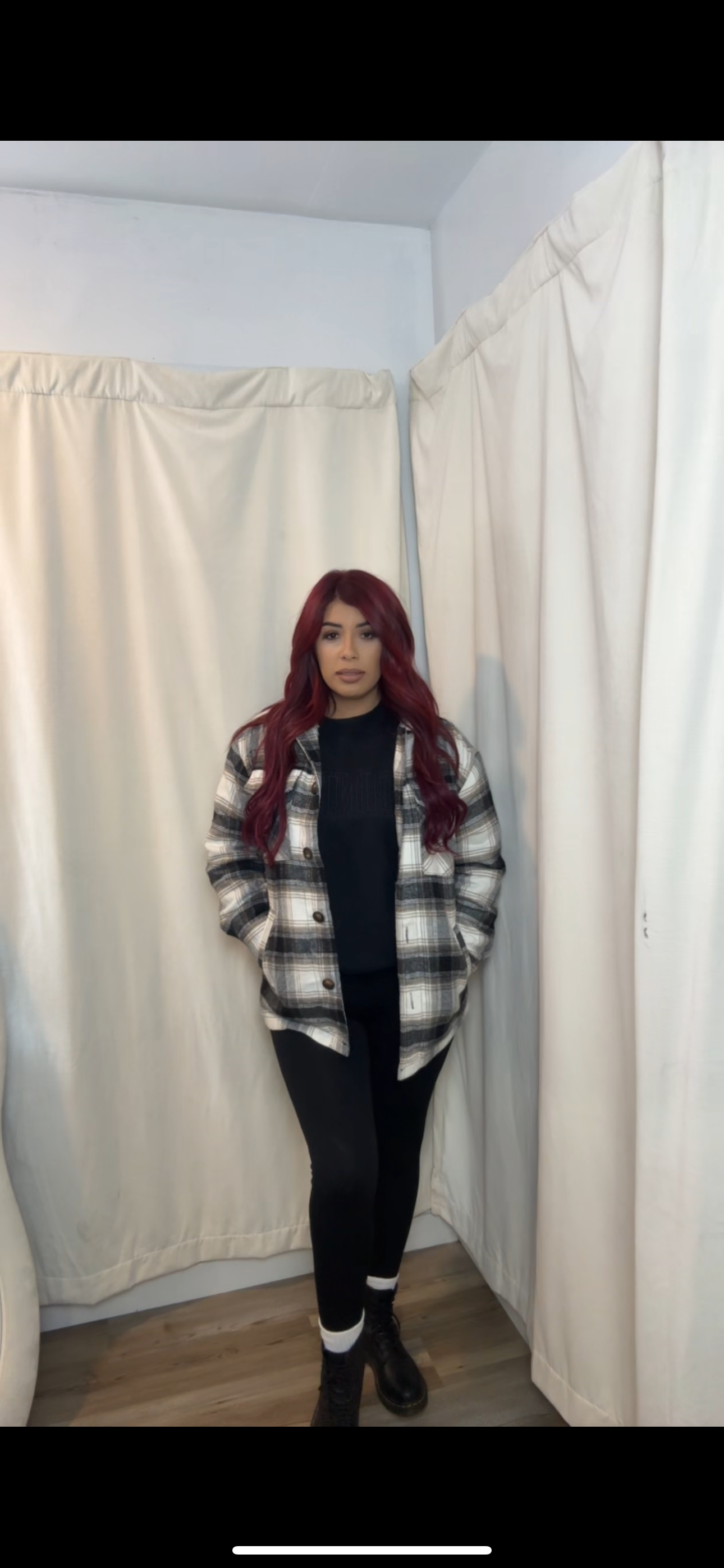 Flannel black and white