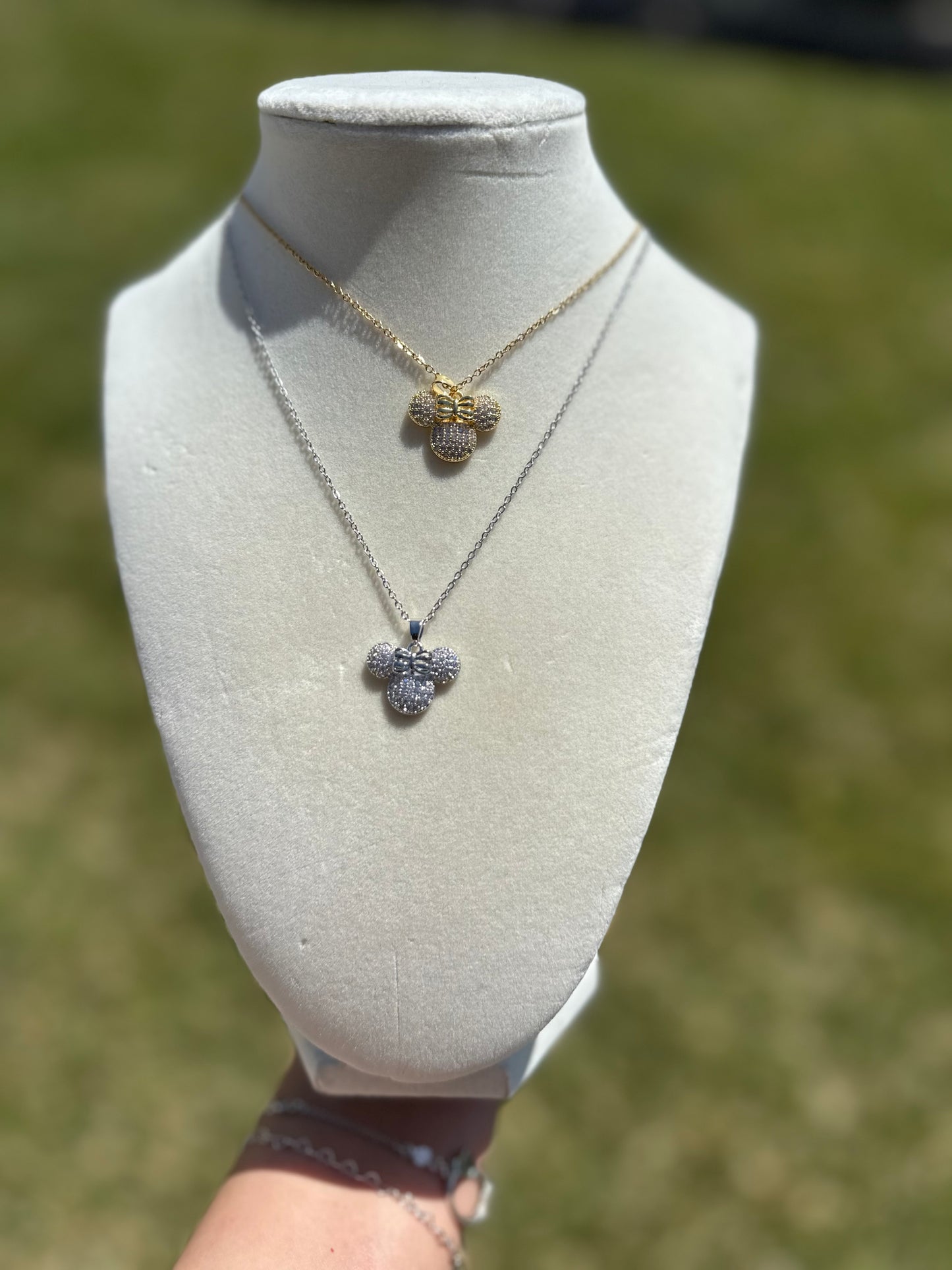 Minnie Mouse necklace