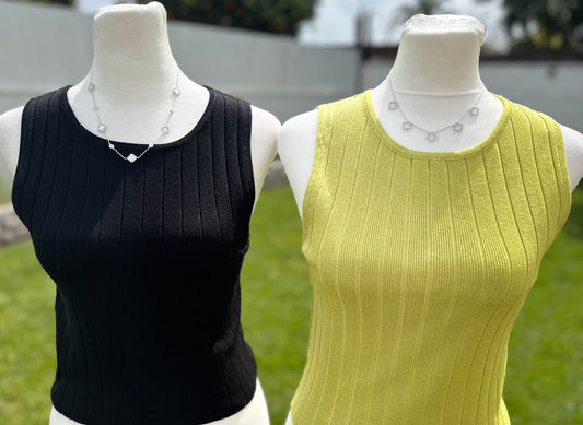 Rib knit tank
