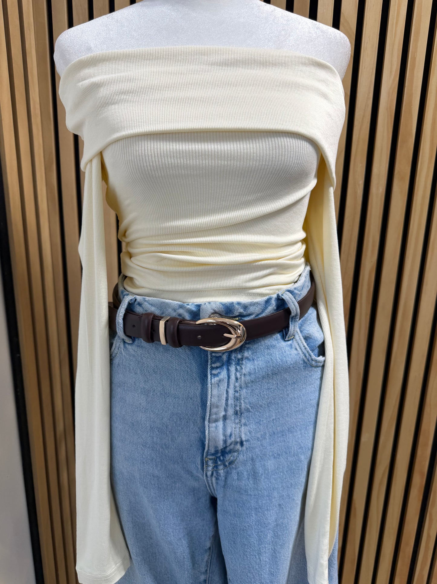 Rebecca off knit top