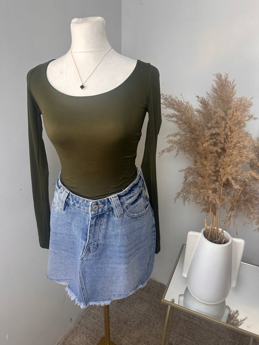 DENIM SKIRT