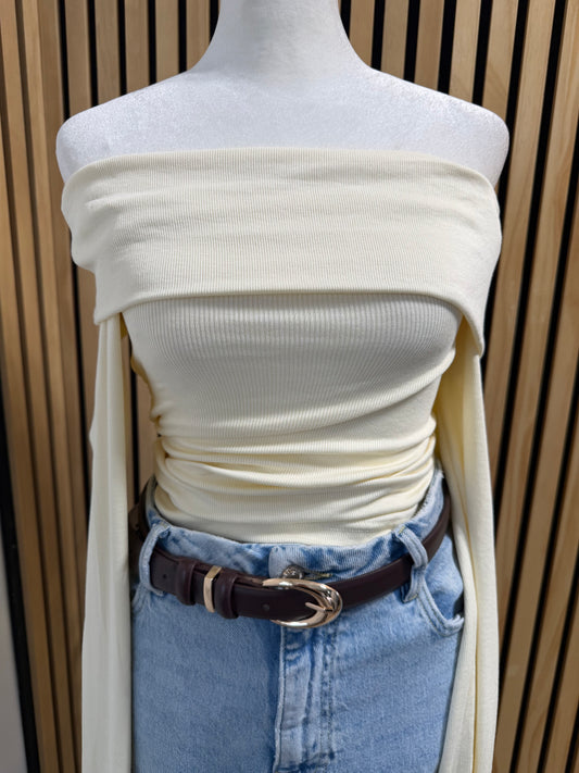 Rebecca off knit top