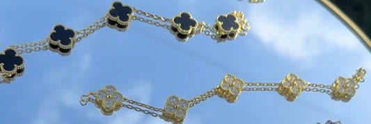 black and gold bracelet