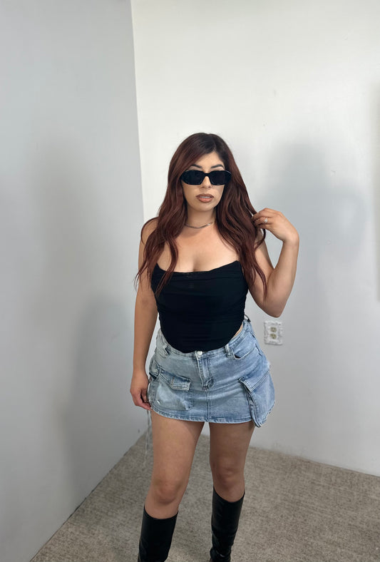 Denim skirt