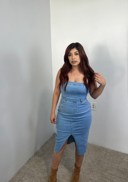 Denim dress