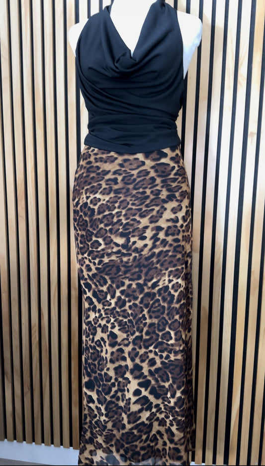 Leopard skirt