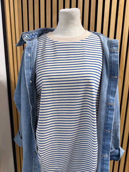 Striped oversized long sleeve