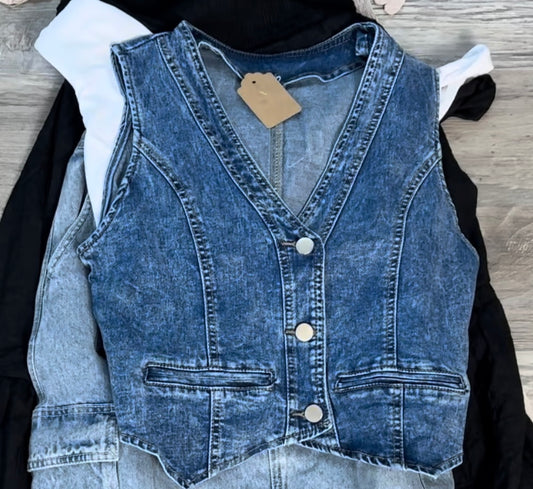 Denim vest
