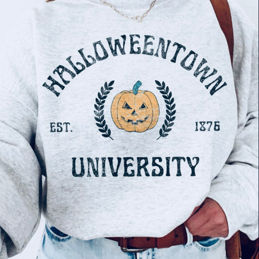 HALLOWEEN TOWN UNIVERSITY GRAPHIC SWEATSHIRTS