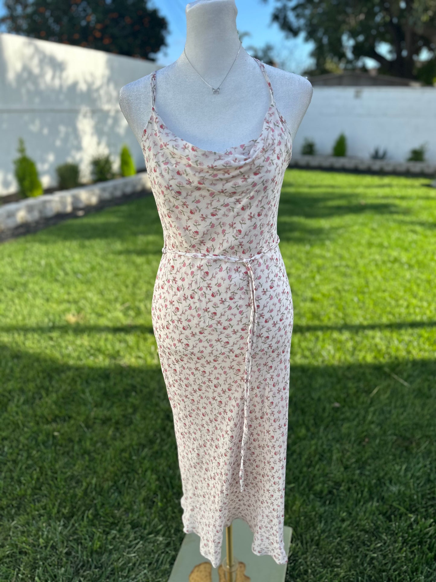 Pretty in pink floral dress